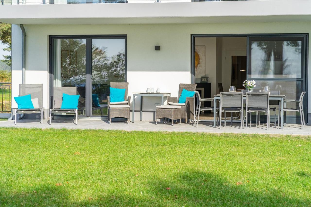 Terrassenwohnung "Kliffgarten" - Oase Am Haff Garz  Eksteriør billede
